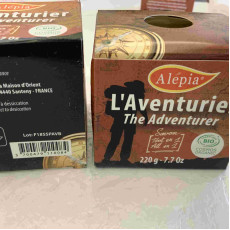 法國天然品牌 - Alepia 神奇冒險家手工皂 220g (加送兩件125g 阿勒頗手工皂 - 隨機發)