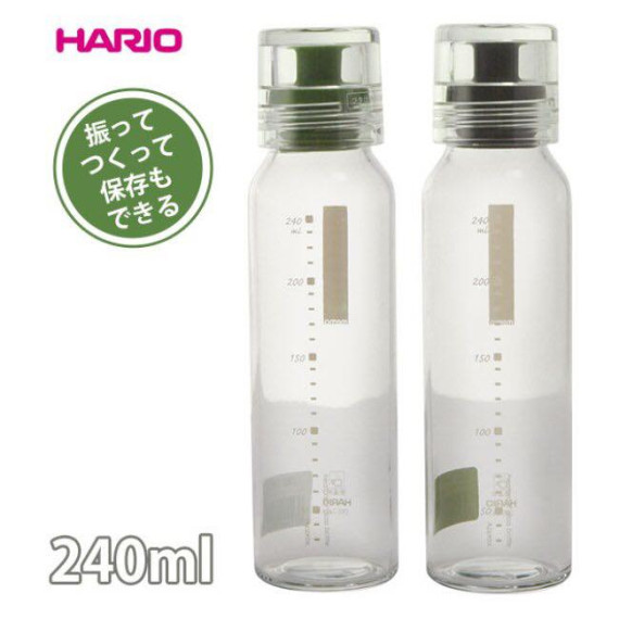 日本制 Hario 耐熱玻璃醬油瓶 240ml