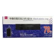 日本直送 - 小型黑色垃圾袋 一盒70枚
