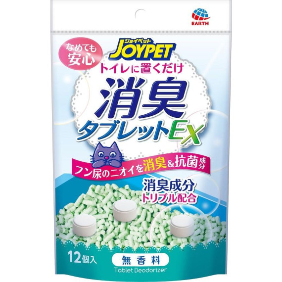 日本製 JOYPET 貓砂盆用 抗菌消臭片 一包12入