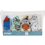 日本直送 - Moomin 廚房洗碗綿 一套四入