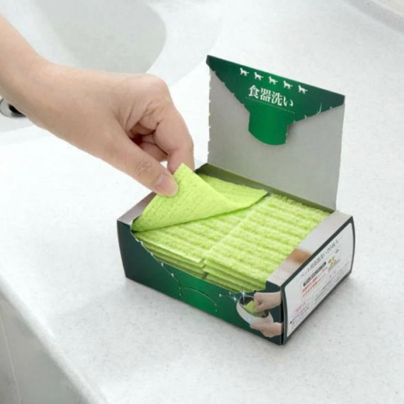 日本制 三葉 寵物食器專用 薄身瓜菜布 一盒20入