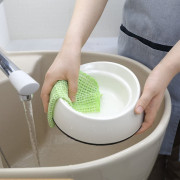 日本制 三葉 寵物食器專用 網狀洗碗布 