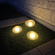 日本直送 - Geroge's 石頭型狀 太陽能 LED燈