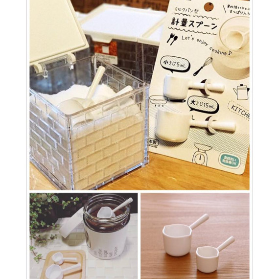 日本制 Inomata 牛奶鍋型 量匙套裝