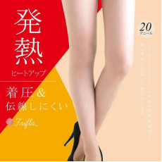 日本製造 Frifla 發熱溫感加工 抗菌吸汗絲襪 20D
