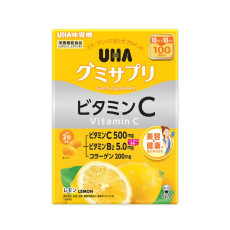 日本製造  - UHA Gummy Supplement Vitamin C + B2 200 粒裝