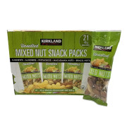 日本直送 - Kirkland Signature Unsalted Mixed Nut Snack Packs 45g x 21pc