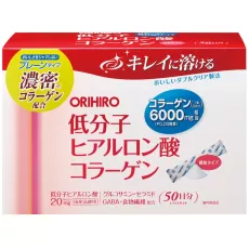日本製造 - Orihiro 低分子玻尿酸膠原蛋白粉 4.5g x 50入