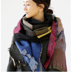日本製造 - Akari 羊毛 薄手披肩