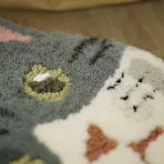 日本製造 - 住江織物 防滑底 貓樣坐墊