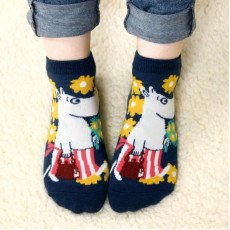 日本直送 - Moomin 姆明 混綿短襪 一套3對