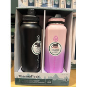 日本直送 - ThermoFlask 不鏽鋼 直飲 保溫保冷瓶 1.2L x 2件組
