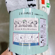 日本直送 - 西川 Snoopy Face Towel 一套三條