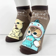 日本直送 - Mofusand x Sanrio Characters 女裝短襪
