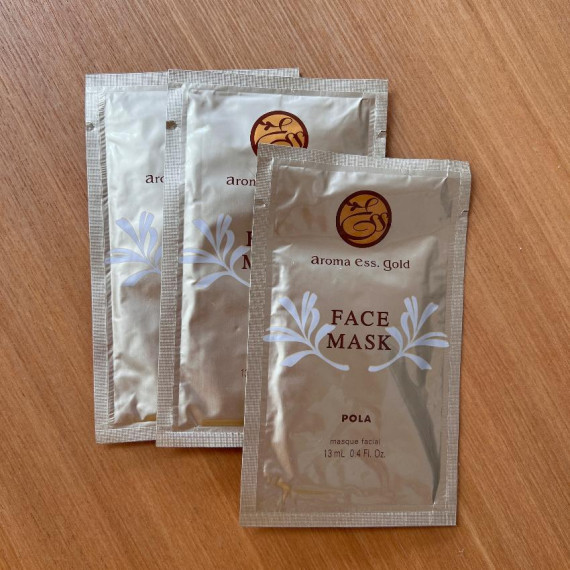 日本製造 - POLA aroma ess gold Face Mask 一套3包